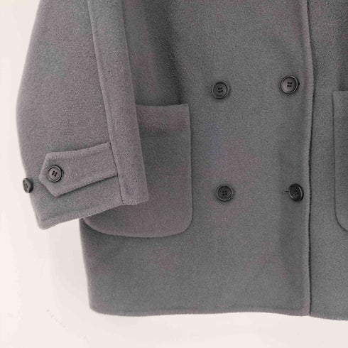 ユニクロ UNIQLO ダブルフェイスハーフコート レディース JPN:M