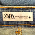 ザラ ZARA バックスリット デニムスカート レディース XS