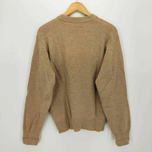 トラサルディ TRUSSARDI MAGLIE ワンポイント 刺繍 L/S クルーネック ウール ニット メンズ