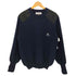バーバリーズ BURBERRYS 英国製 ロゴ刺繍 コマンドセーター ウール ニット エルボーパッチ メンズ import:M