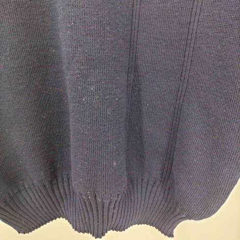 バーバリーズ BURBERRYS 英国製 ロゴ刺繍 コマンドセーター ウール ニット エルボーパッチ メンズ import:M