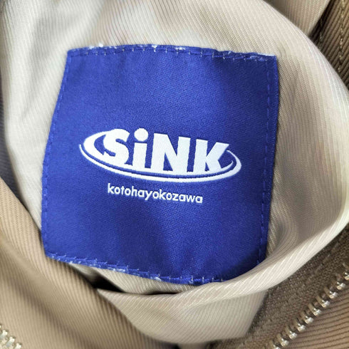 Sink kotohayokozawa ロゴ刺繍入り スラックスパンツ レディース JPN:M