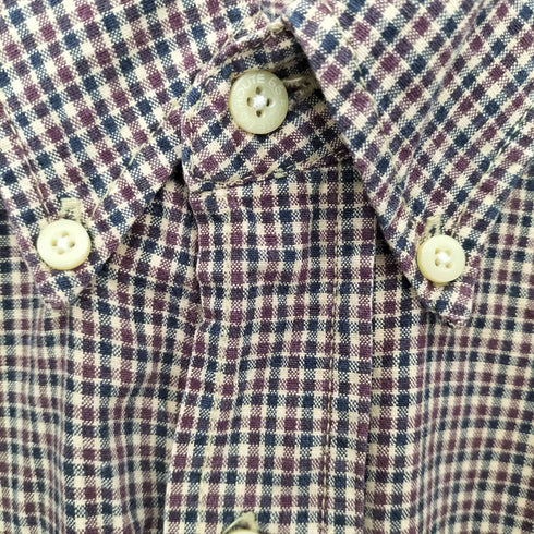 ROUTE 66 L/S 短丈 ボックス ボタンダウン チェックシャツ メンズ