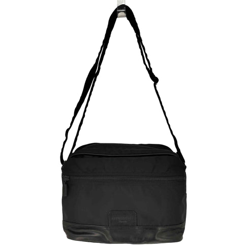 イザック Y’saccs POUR HOMME レザー 切り替え ナイロン ショルダー バッグ メンズ