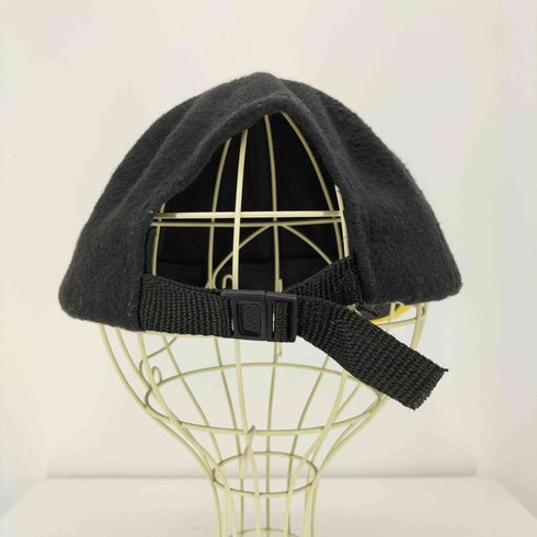 ダナキャランニューヨーク DKNY 90S USA製 ロゴ 6パネル パイピング フリース キャップ メンズ