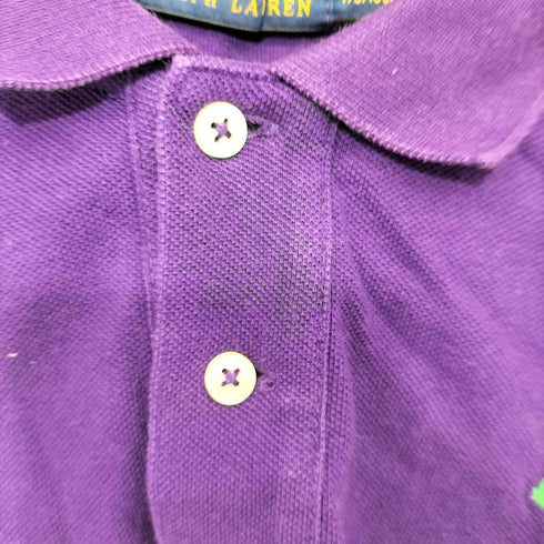 ポロラルフローレン POLO RALPH LAUREN ビッグポニー刺繍 L/S 長袖 ポロシャツ メンズ import:XL