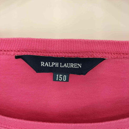 ラルフローレン RALPH LAUREN ポニー刺繍 クルーネック ロングスリーブ コットンTシャツ レディース 150