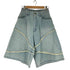 クーピー KUUUPY Fringe Baggy Half Denim Pants メンズ JPN:S