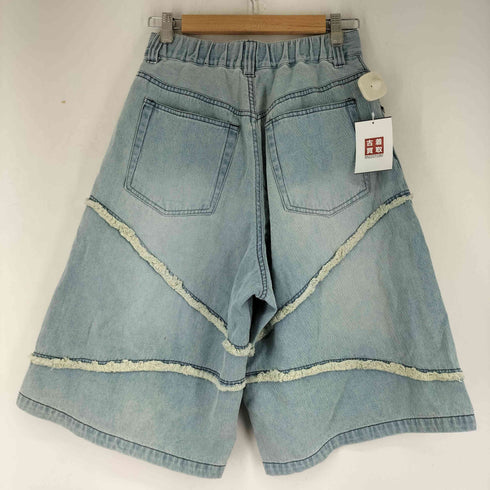 クーピー KUUUPY Fringe Baggy Half Denim Pants メンズ JPN:S