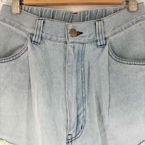 クーピー KUUUPY Fringe Baggy Half Denim Pants メンズ JPN:S
