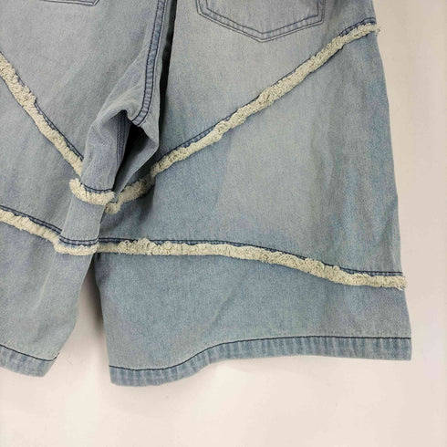 クーピー KUUUPY Fringe Baggy Half Denim Pants メンズ JPN:S
