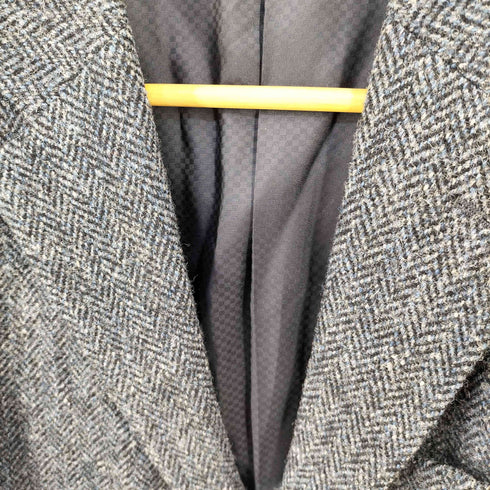 ハリスツイード Harris Tweed 2B ヘリンボーン テーラードジャケット メンズ