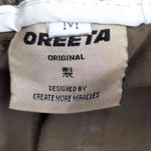 OREETA ブリーチ加工カーブデニムパンツ レディース JPN:M