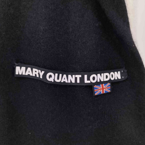 マリークワント MARY QUANT LONDON ロゴワッペン マフラー レディース