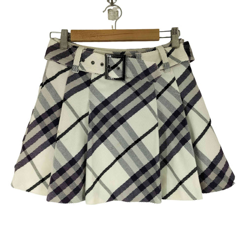 バーバリーロンドン BURBERRY LONDON チェック柄 プリーツミニスカート レディース 38