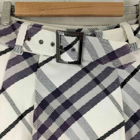 バーバリーロンドン BURBERRY LONDON チェック柄 プリーツミニスカート レディース 38