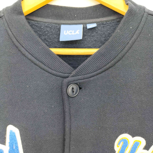 ユーシーエルエー UCLA ワッペン刺繍 スウェット生地 スタジャン メンズ import:L
