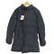 エーグル AIGLE WINDSTOPPER ウィンドストッパー ファーフード付 ブラックウォッチダウンコート メンズ import:L