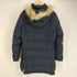エーグル AIGLE WINDSTOPPER ウィンドストッパー ファーフード付 ブラックウォッチダウンコート メンズ import:L