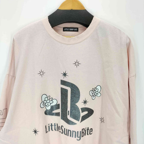 リトルサニーバイト little sunny bite L/S プリントクルーネックTシャツ レディース JPN:M