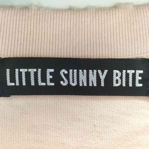 リトルサニーバイト little sunny bite L/S プリントクルーネックTシャツ レディース JPN:M