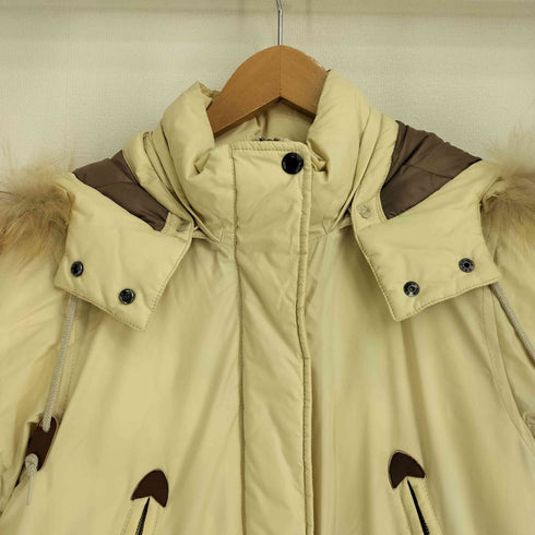 エーグル AIGLE WINDSTOPPER ウィンドストッパー ファーフード付 ダウン モッズコート レディース import:M