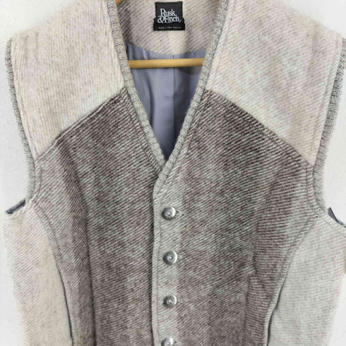 Rusk&Finch 90S ウールベスト メンズ import:M