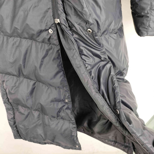 カッパ Kappa ロゴ刺繍 フーデッド ロングダウンコート メンズ