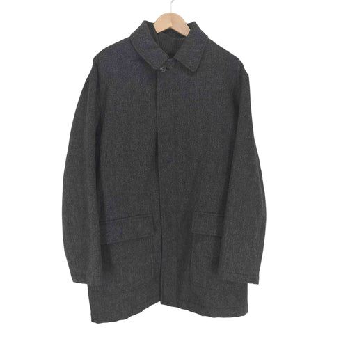 ポールスチュアート Paul Stuart ウール混ライナー付き比翼ステンカラージャケット メンズ import:L