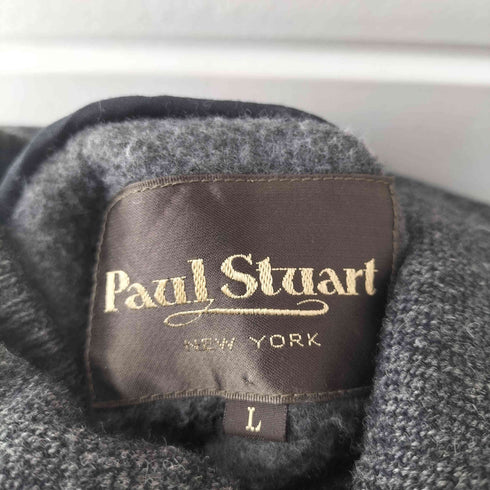 ポールスチュアート Paul Stuart ウール混ライナー付き比翼ステンカラージャケット メンズ import:L