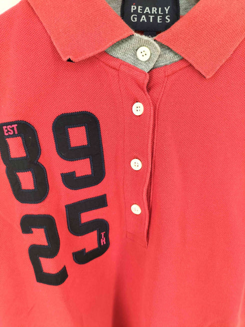 パーリーゲイツ PEARLY GATES 刺繍ロゴ ポロシャツ レディース JPN:0