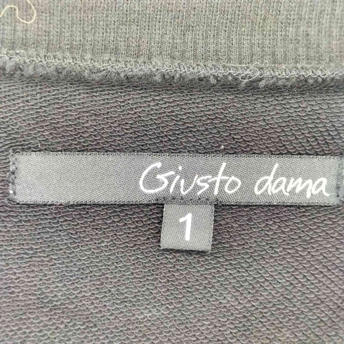 Giusto dama リメイク スウェット デニム チュール ワンピース レディース JPN:1