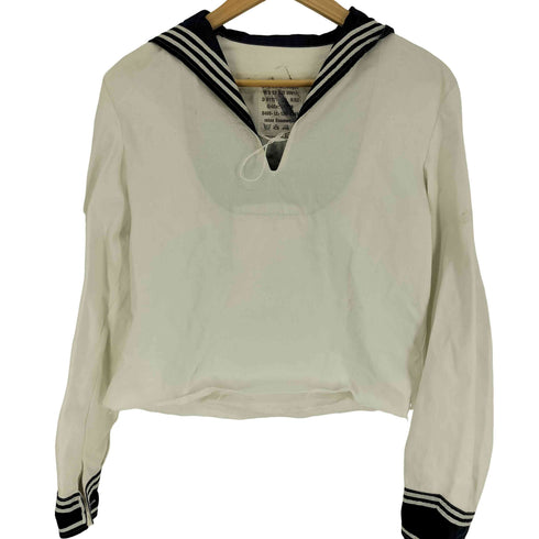 German Navy ドイツ海軍 80S 83年製セーラーシャツ レディース 33