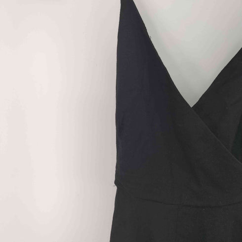 ザラ ZARA リネン混 リボン付きラスティックワンピース レディース JPN:M