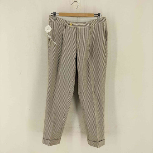 ユナイテッドアローズグリーンレーベルリラクシング UNITED ARROWS green label relaxing シアサッカー 3ボタン RGD NT SLP- ジャケット パンツ セットアップ メンズ 46 80