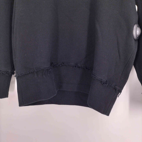 タケシコウサカバイワイズピンクレーベル TAKESHI KOSAKA by Y’s Pink Label 15AW カットオフ加工 キーネック プルオーバー スウェット インサイドアウト レディース JPN:2