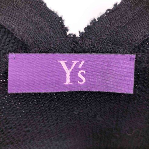 タケシコウサカバイワイズピンクレーベル TAKESHI KOSAKA by Y’s Pink Label 15AW カットオフ加工 キーネック プルオーバー スウェット インサイドアウト レディース JPN:2