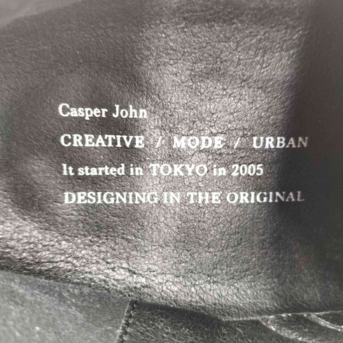キャスパージョン CASPER JOHN Work saddle boots ワークサドルブーツ 革靴 メンズ M