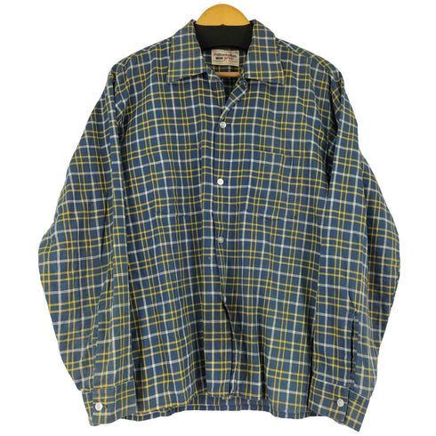 MANHATTAN 50-60S チェック L/S 開襟シャツ メンズ L