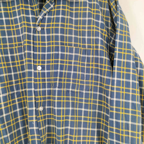 MANHATTAN 50-60S チェック L/S 開襟シャツ メンズ L