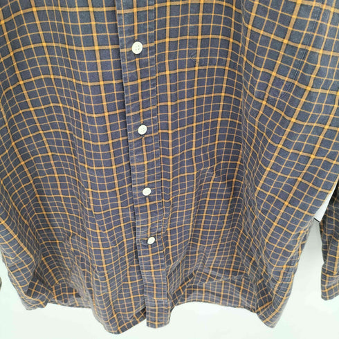 ラルフローレン RALPH LAUREN 90s BLAIRE ポニー刺繍 ボタンダウン BD 長袖 チェックシャツ メンズ import:S