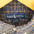 ラルフローレン RALPH LAUREN 90s BLAIRE ポニー刺繍 ボタンダウン BD 長袖 チェックシャツ メンズ import:S