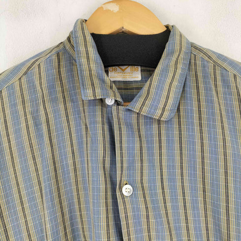 DEVILLE 60S チェック L/S 開襟シャツ メンズ