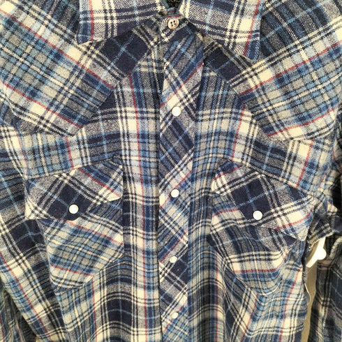 WEST WOOL 韓国製 チェックネルシャツ メンズ import:M