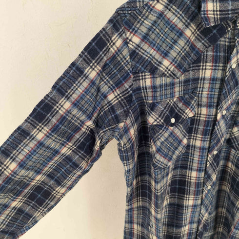 WEST WOOL 韓国製 チェックネルシャツ メンズ import:M