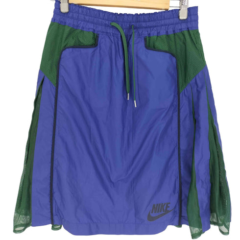 ナイキ NIKE Sport Skirt 15SS メッシュ切替 ナイロン ミディ スカート スポーツスカート レディース JPN:S