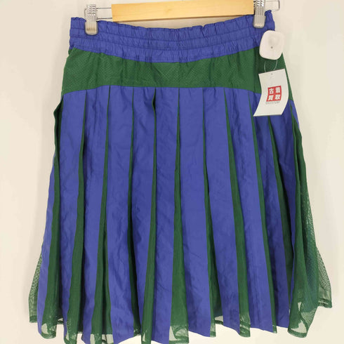 ナイキ NIKE Sport Skirt 15SS メッシュ切替 ナイロン ミディ スカート スポーツスカート レディース JPN:S