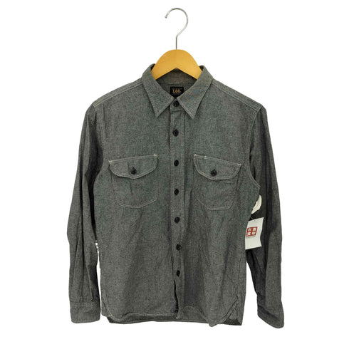 リー Lee ネコ目ボタン ダブルポケット シャンブレーシャツ メンズ import:S