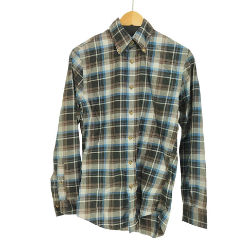 ブルックスブラザーズ BROOKS BROTHERS REGENT チェック柄 ボタンダウン 長袖シャツ メンズ import:XS