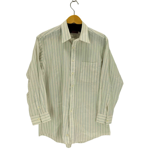 ウンガロ ungaro ストライプレギュラーカラーシャツ メンズ